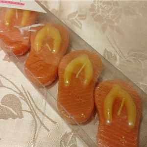 *TRADEWIND BAY Flip-Flops Floating Candles 4 Pk
